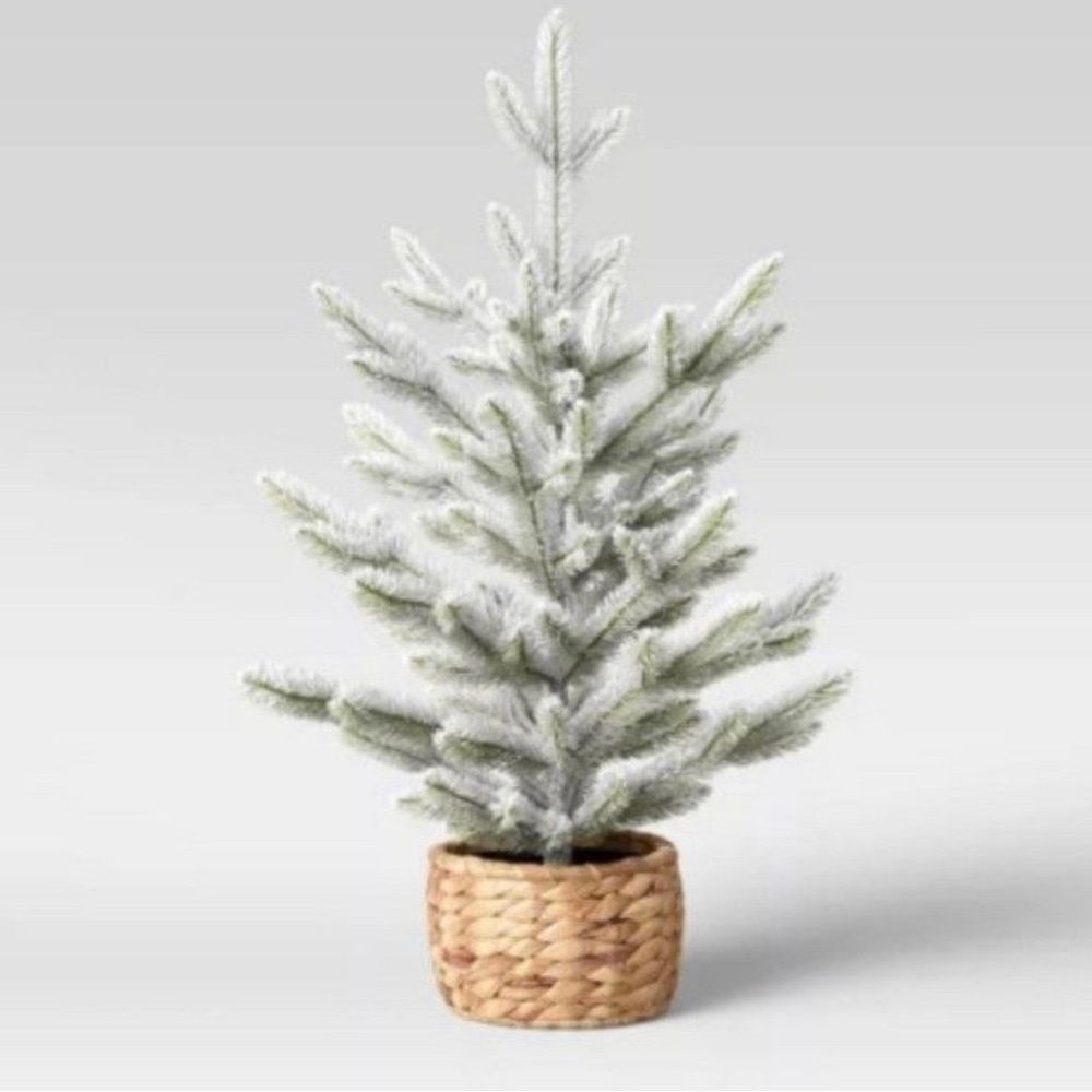 Threshold Flocked Faux Christmas Tree 22”